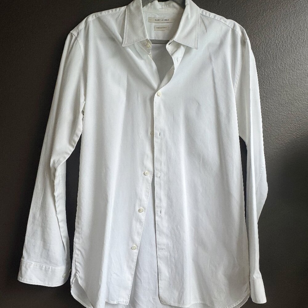 Marc Jacobs White Cotton Dress Shirt